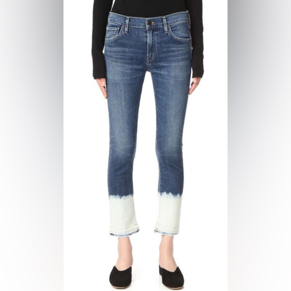Citizens of humanity Agnes Crop Mid Rise Slim Straight